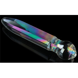 LoveToy Gode en Verre Prism Glass 18 x 3.7cm Transparent